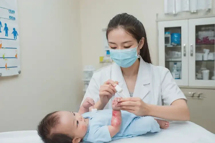 宝宝手上出湿疹能治好吗(图3)