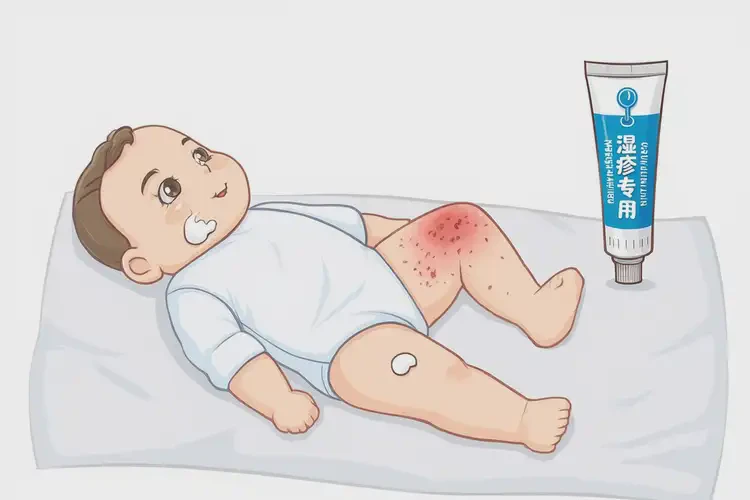 宝宝大腿有湿疹能治好吗(图3)
