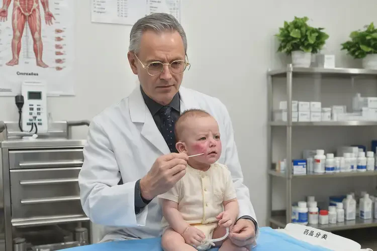 婴儿脸上容易长湿疹能治好吗(图2)