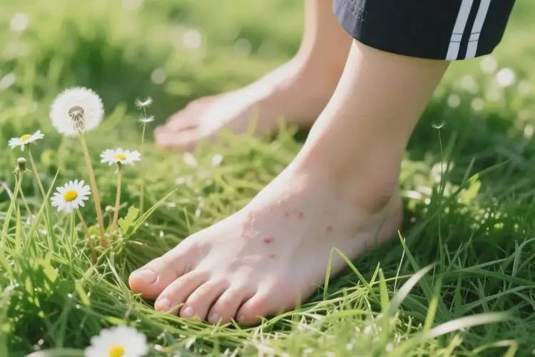 大学生脚上起湿疹可以治好吗(图1)