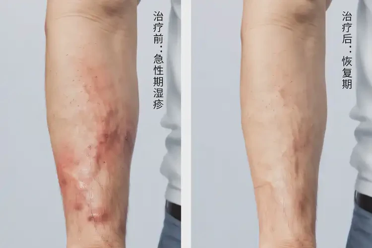 男人手臂经常起湿疹可以治好吗(图4)