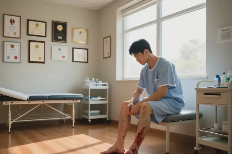 男人脚上经常起湿疹可以治好吗(图1)