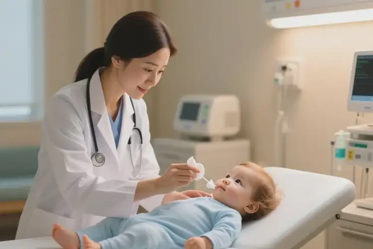 婴幼儿脖子长湿疹能治好吗(图1)