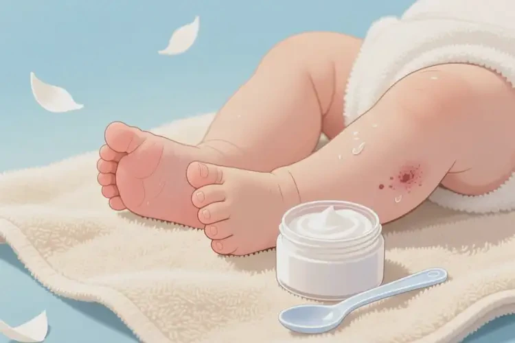 宝宝脚上有湿疹能治好吗(图1)