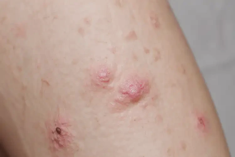 孩子大腿偶尔起湿疹不管它会自己好吗(图3)