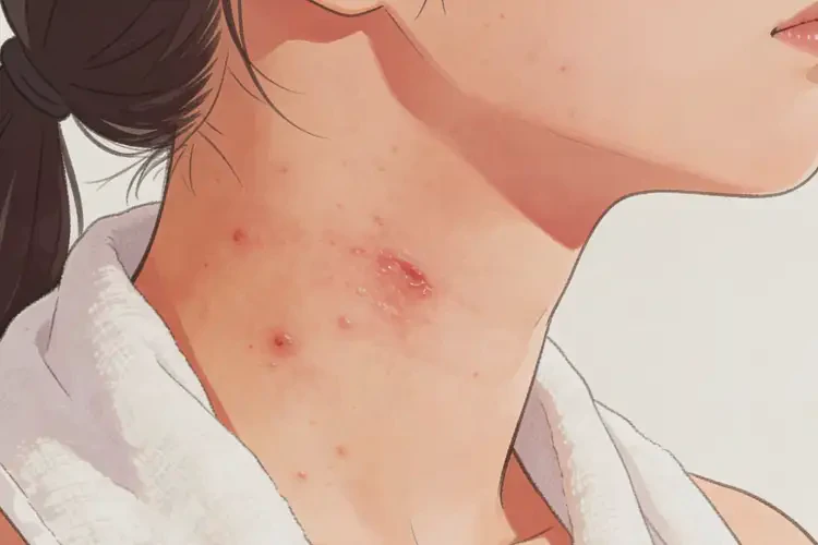 女人脖子上有湿疹可不可以彻底自愈(图3)