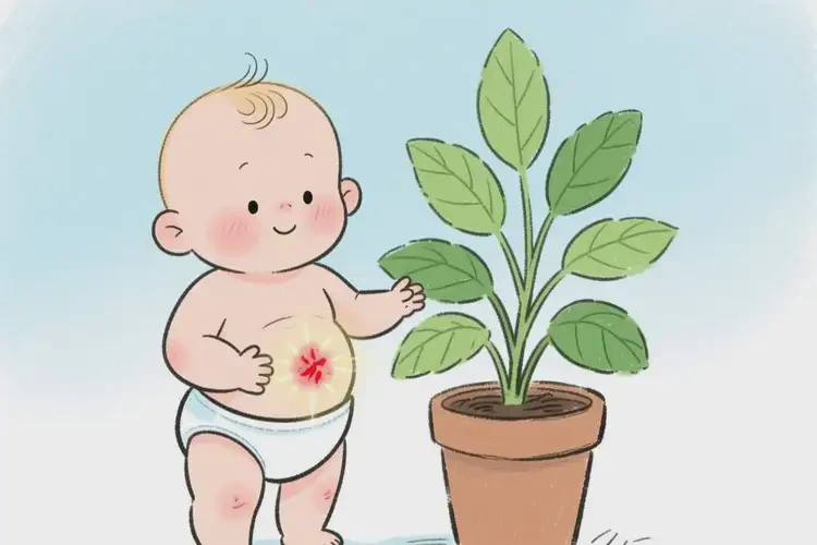 婴儿肚子上容易起湿疹能治好吗(图1)