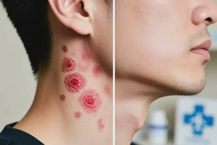 男人脖子上有湿疹可以治好吗(图4)