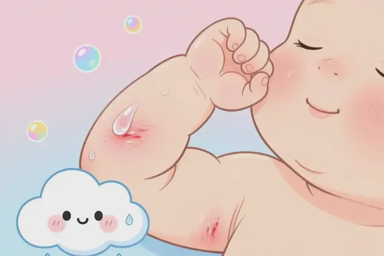 宝宝手臂经常起湿疹能治好吗(图2)