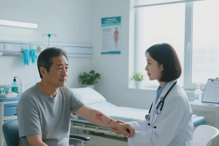 男人四肢偶尔长湿疹可以治好吗(图1)