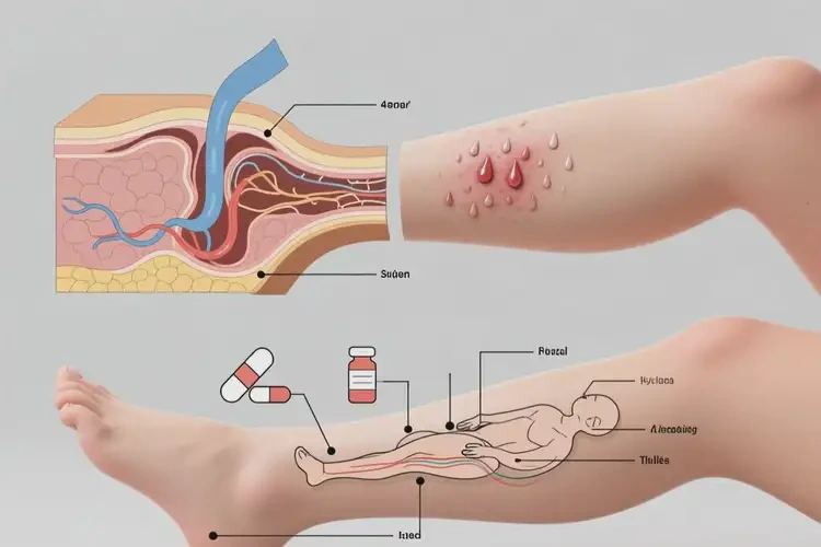 女人小腿容易起湿疹可以治好吗(图2)