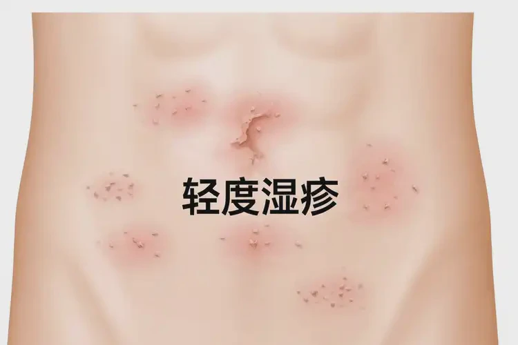 青少年肚子偶尔起湿疹不管它会自己好吗(图4)