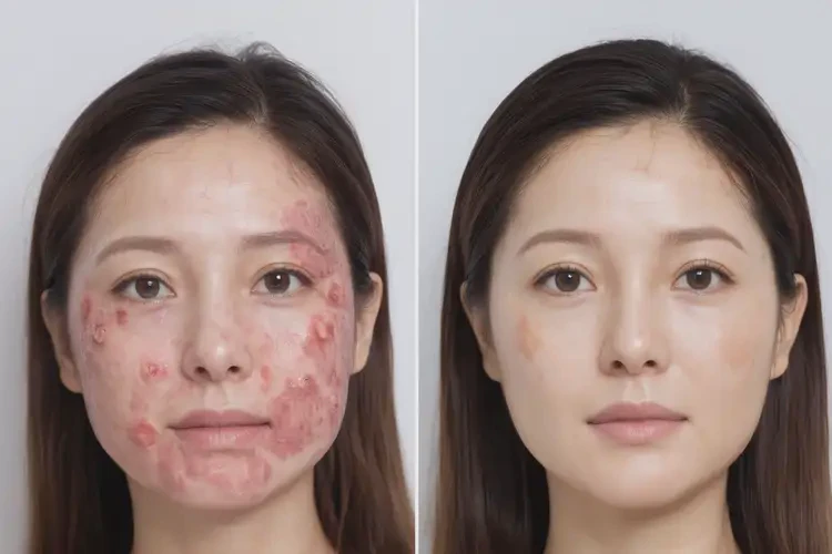 女人面部出现湿疹可以治好吗(图4)