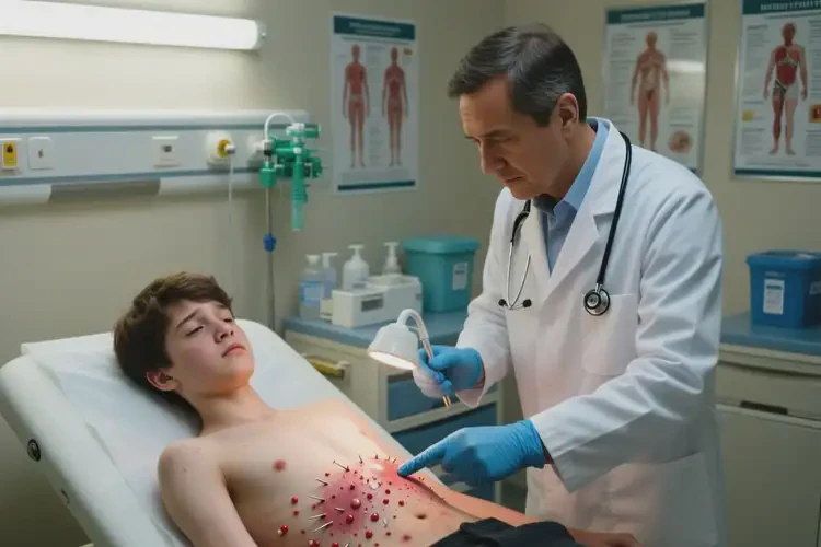 青少年肚子出现湿疹可以治好吗(图1)