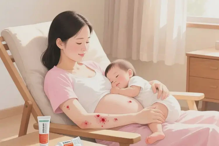 哺乳期妈妈手臂上长湿疹可以治好吗(图3)