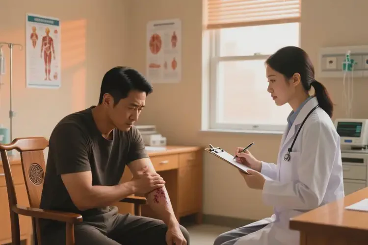 男人手臂上经常长湿疹可以治好吗(图2)