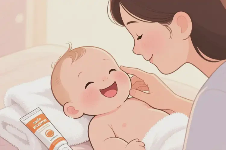 小儿脸上经常长湿疹可以治好吗(图3)