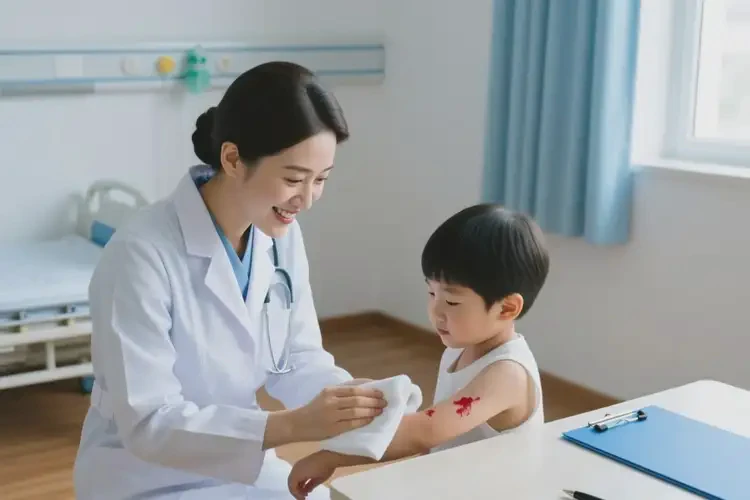 小儿手臂上容易长湿疹可以治好吗(图1)