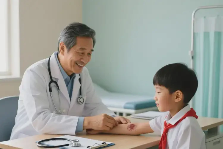 小学生手臂有湿疹可以治好吗(图4)