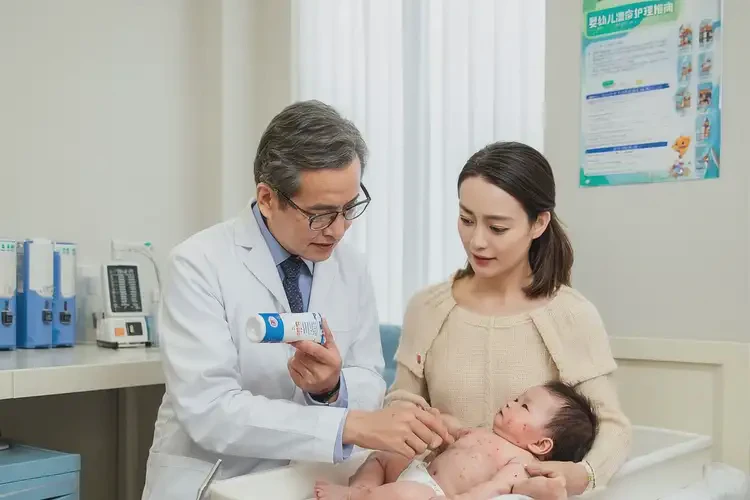 婴儿脖子有湿疹不管它会自己自愈吗(图2)