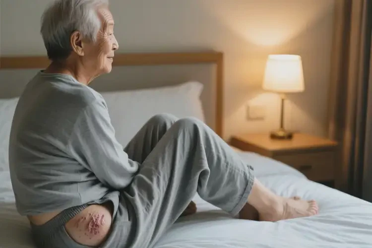 老年人屁股上起湿疹可以治好吗(图1)