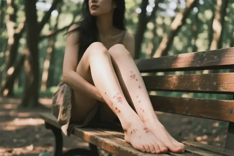 女人小腿上出现湿疹可以治好吗(图1)