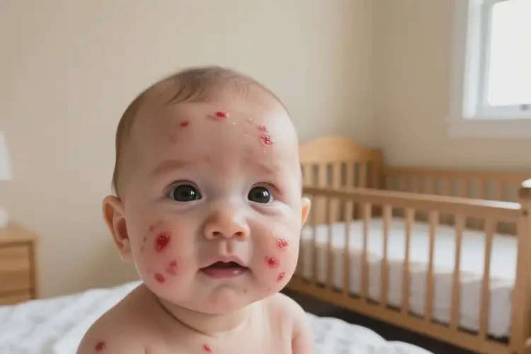 宝宝脸上容易长湿疹不管它会自己好吗(图4)