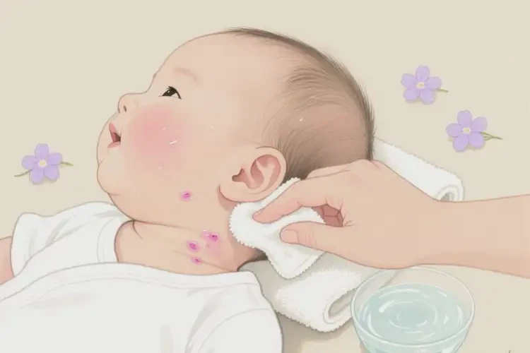 小儿脖子上偶尔起湿疹可以治好吗(图3)