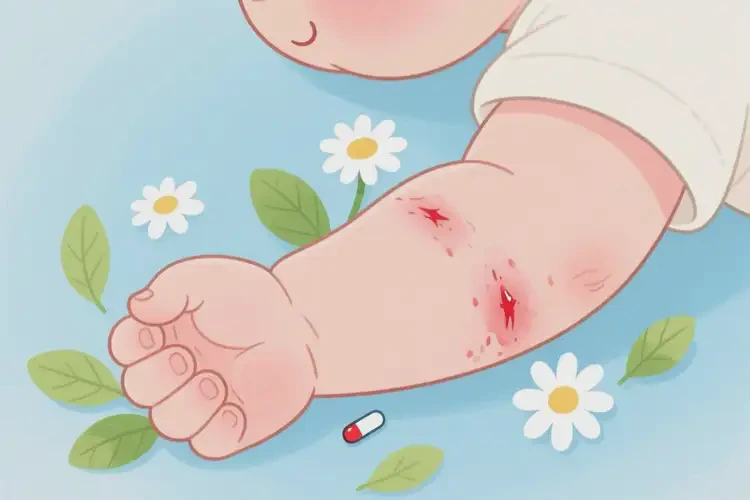 宝宝手臂经常起湿疹能治好吗(图4)