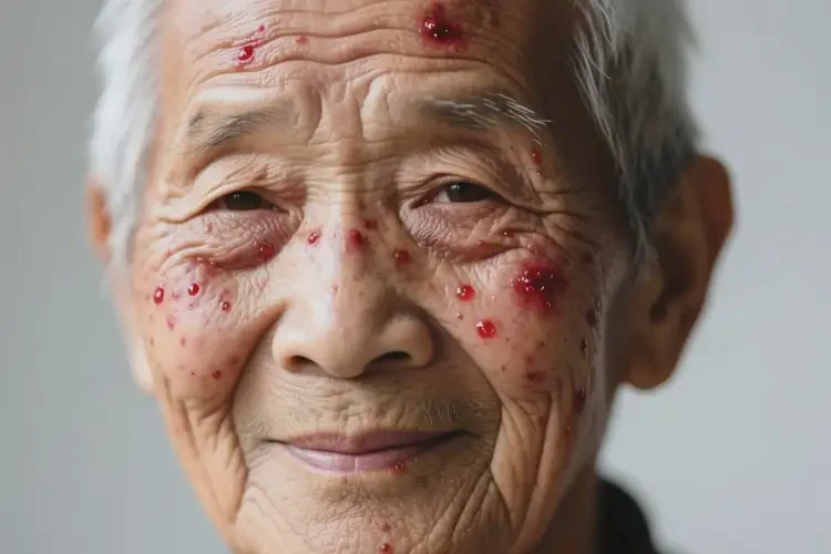 高龄老人面部出现湿疹可以治好吗(图2)