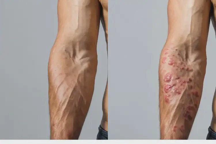 男人手臂上有湿疹可以治好吗(图1)