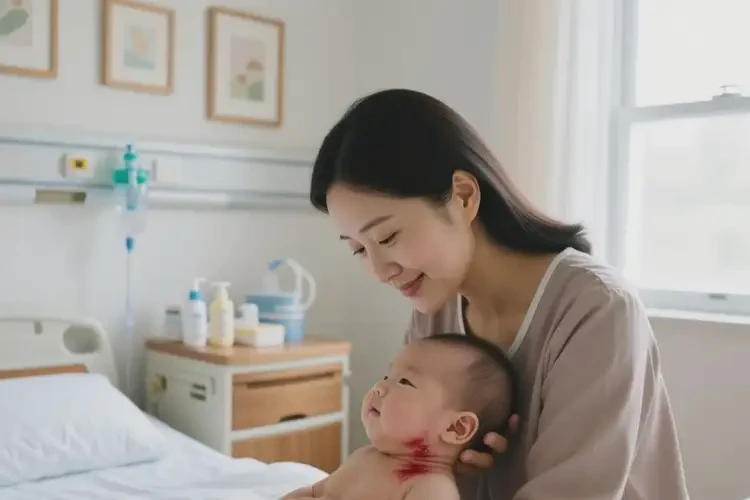 宝宝脖子容易起湿疹能治好吗(图4)