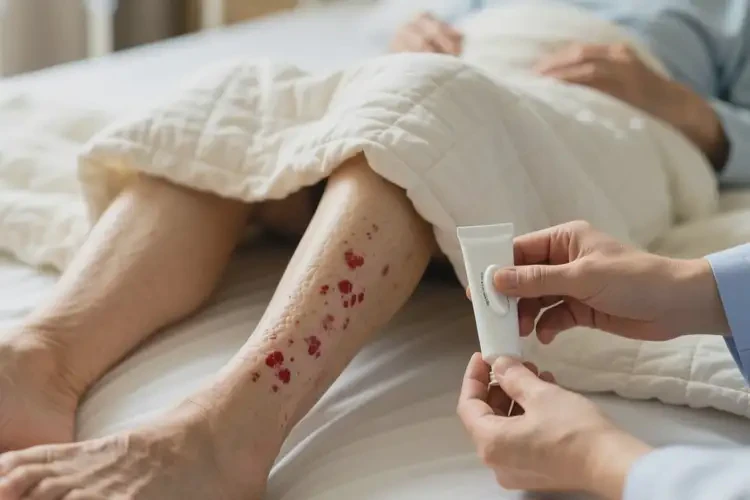 高龄老人小腿上容易起湿疹可以治好吗(图2)