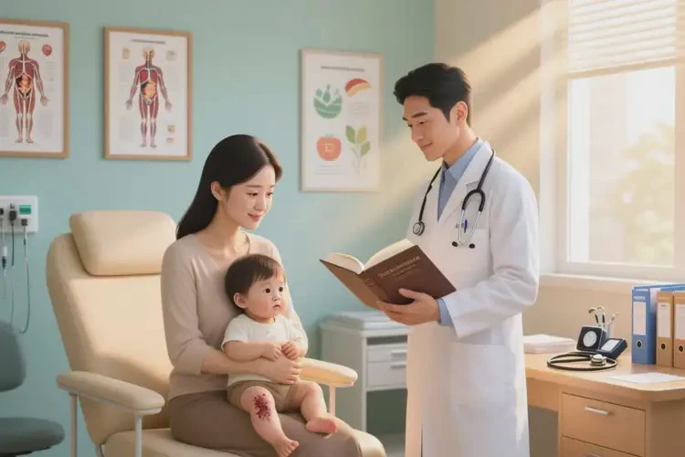 幼儿大腿上出湿疹能彻底自愈吗(图1)