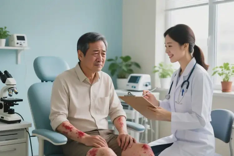 男人四肢有湿疹可以治好吗(图2)