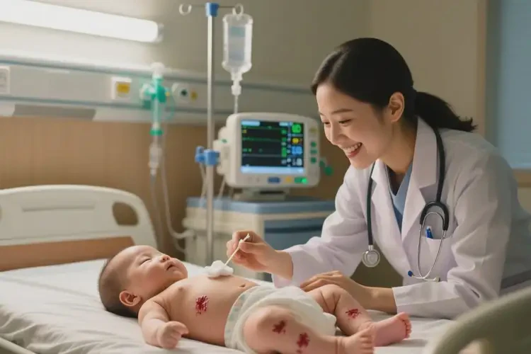 宝宝大腿上出现湿疹能治好吗(图4)