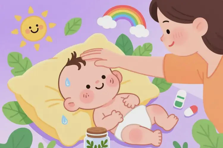 宝宝身上出湿疹能治好吗(图1)