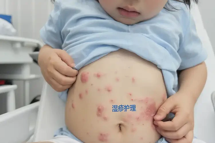 孩子肚子经常长湿疹能靠自己自愈吗(图4)