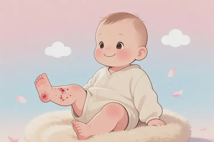 宝宝小腿上容易起湿疹能治好吗(图4)