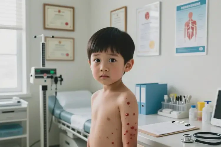 小儿手臂长湿疹可以彻底自愈吗(图2)