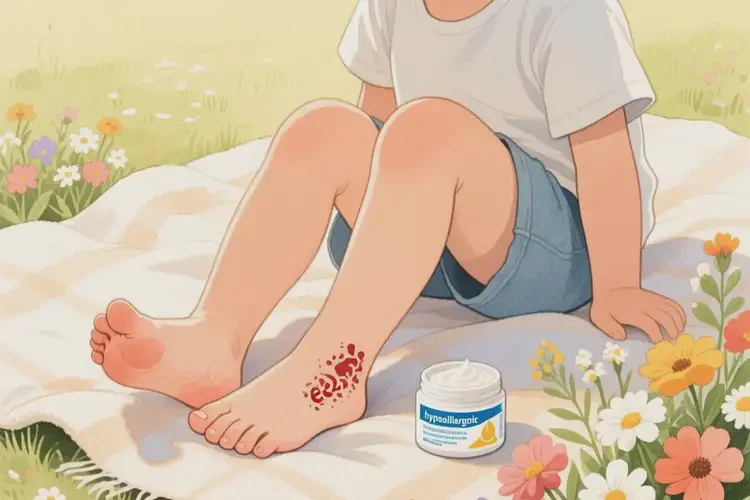 小儿脚上出湿疹可以治好吗(图2)