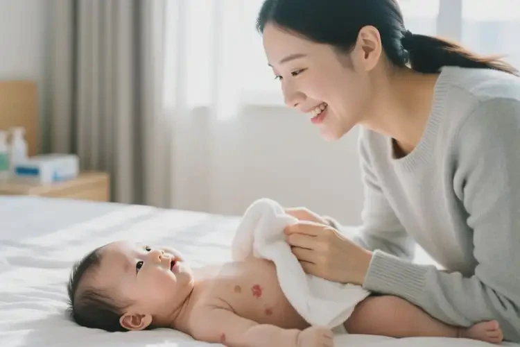 婴儿脖子容易起湿疹能治好吗(图2)