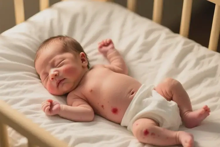 新生儿大腿上容易起湿疹能靠自己自愈吗(图2)