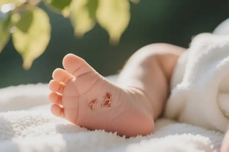 婴儿脚上容易长湿疹能治好吗(图4)