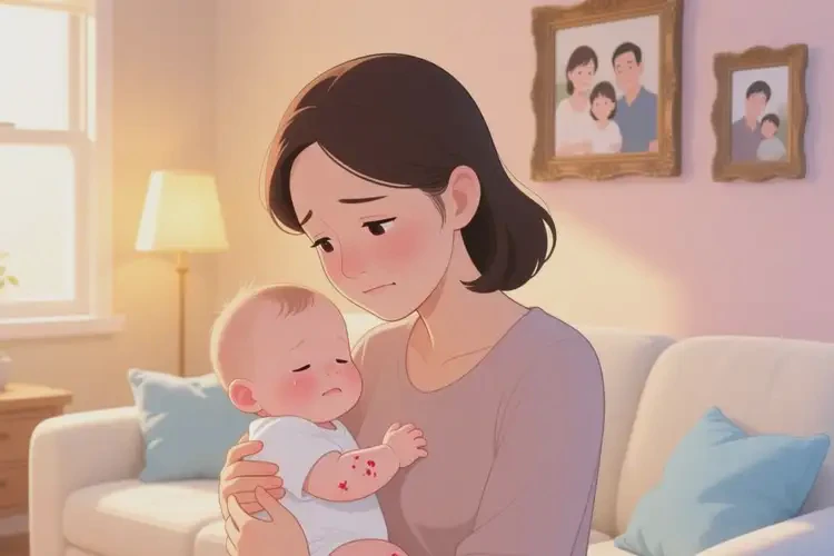 宝宝手臂容易长湿疹能治好吗(图1)