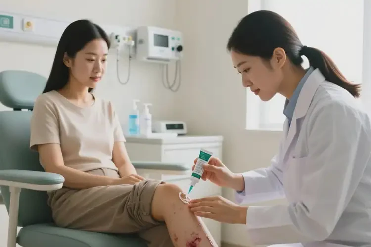 女人小腿上容易长湿疹可以治好吗(图1)