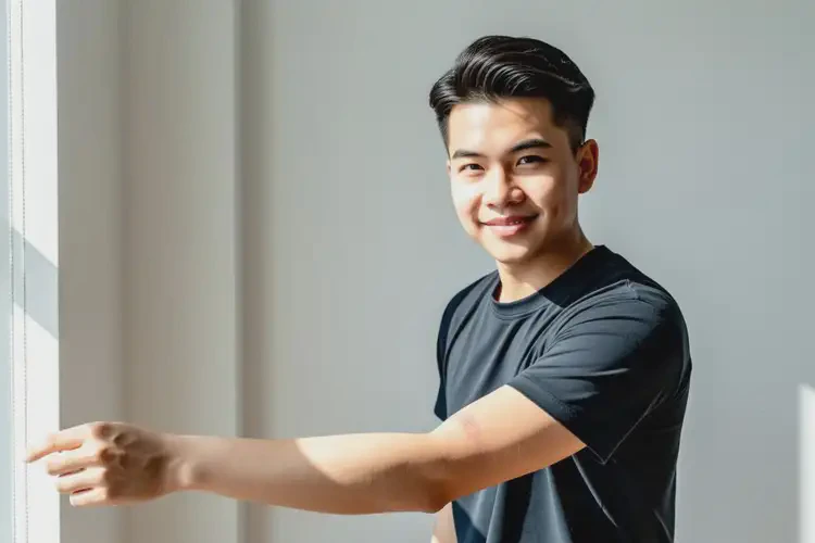 青年人手臂上起湿疹可以治好吗(图1)