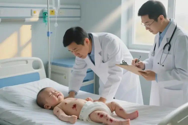 小儿全身长湿疹可以治好吗(图2)