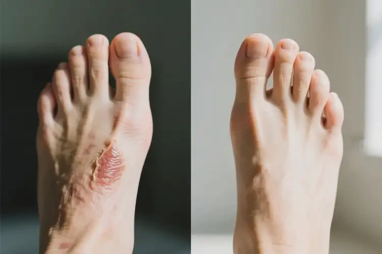 小儿脚上出湿疹可以治好吗(图1)