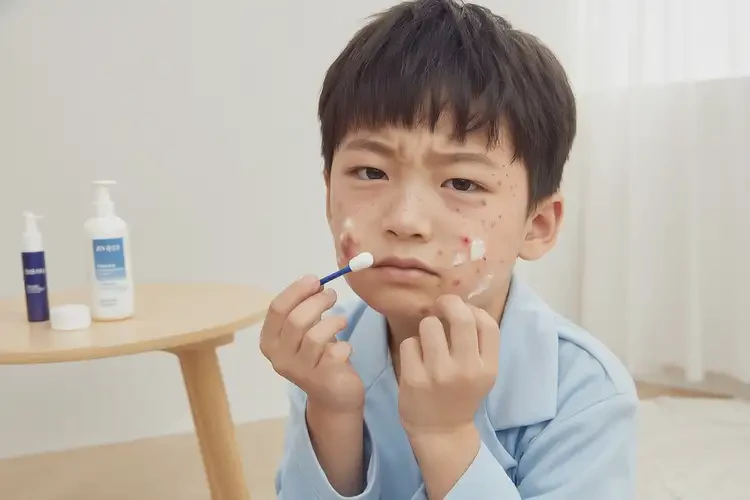 小孩面部出现湿疹不管它会自己好吗(图2)